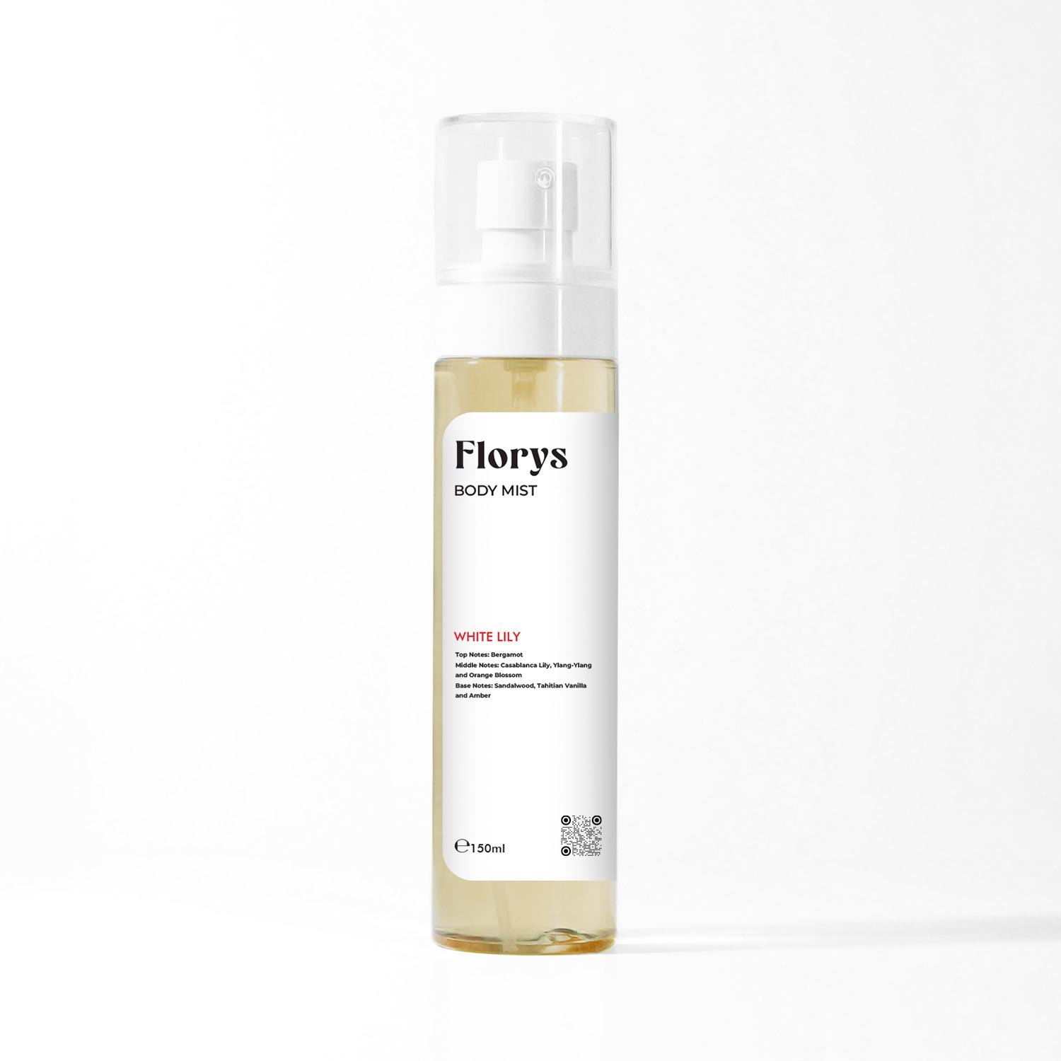white lily body mist Inspired by Bamboo Body Mist 150Ml